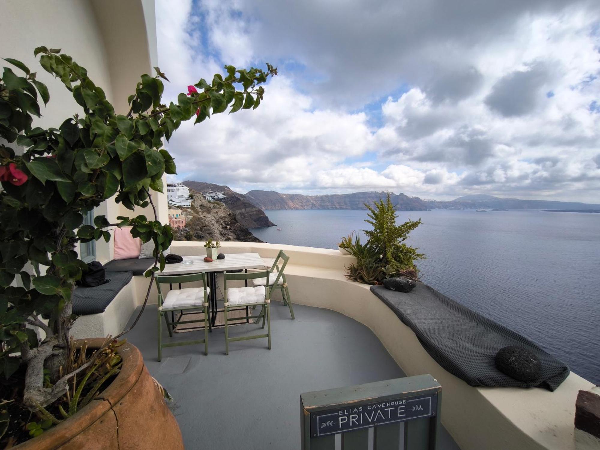 Elias Cave House 270O Caldera View Oia Leilighet Eksteriør bilde